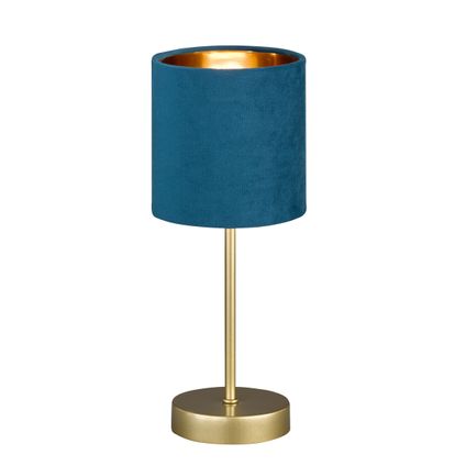 Fischer & Honsel tafellamp Aura donkerblauw ⌀xxcm E14 25W