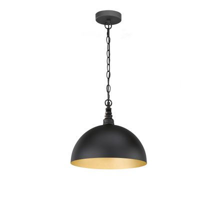 Fischer & Honsel hanglamp Leitung zwart ⌀35cm E27 60W