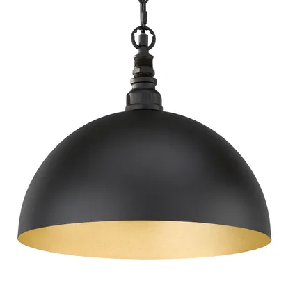Fischer & Honsel hanglamp Leitung zwart ⌀35cm E27 60W 2