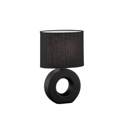 Fischer & Honsel tafellamp Ponti zwart E14 40W