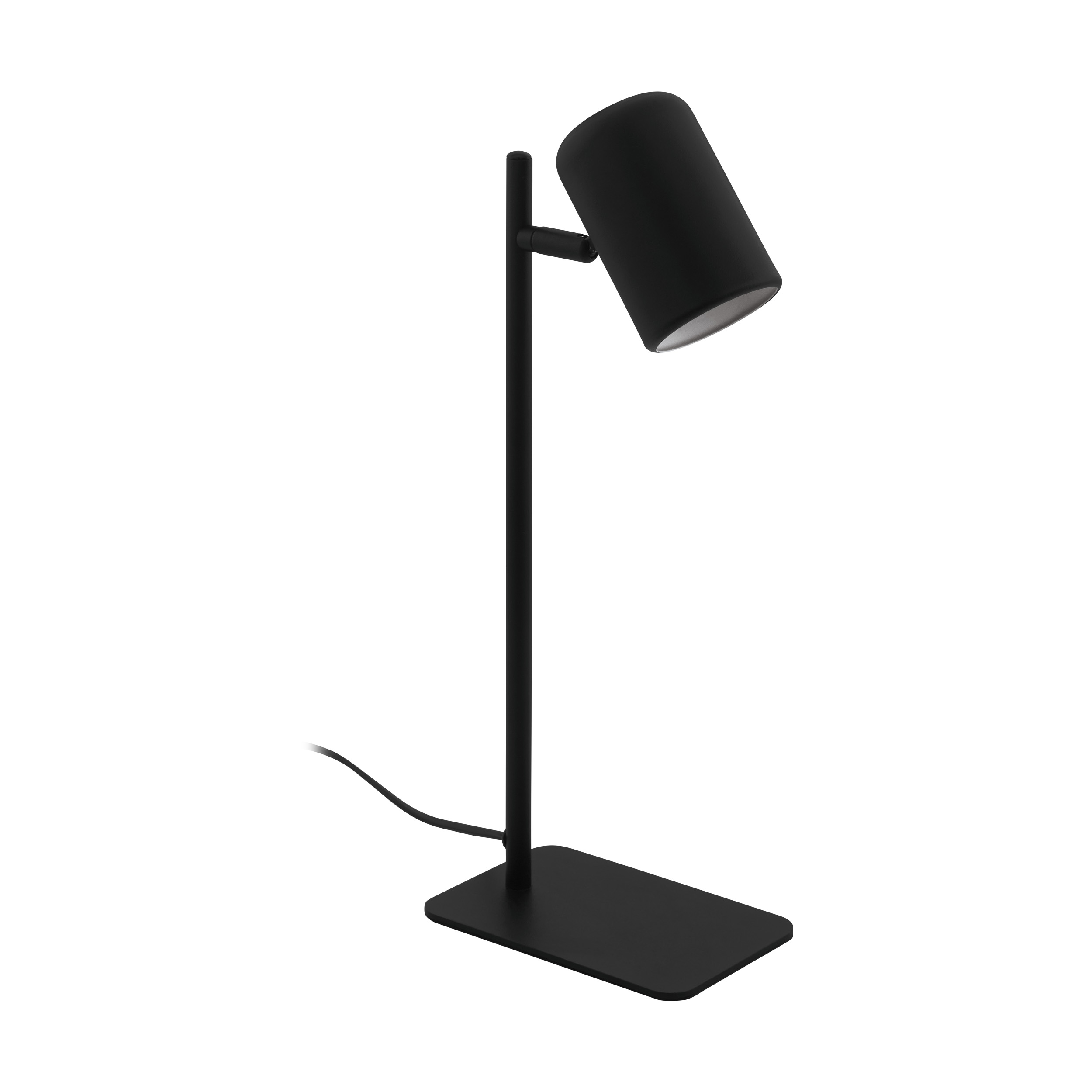 Lampe de Lecture 360 ° Réglable Lumière Chaud 2800K 3 Niveaux de Luminosité Bojim Lampe de Bureau LED à Pince Noir avec Ampoule GU10 6W Dimmable 