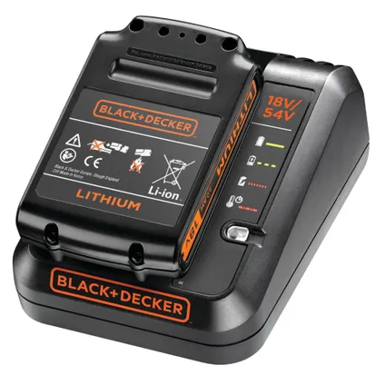 Batterie et chargeur de batterie Black+Decker 2A 18V/2.0Ah