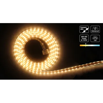 Guirlande lumineuse LED Consilux 10 mètres 60W avec enrouleur 3