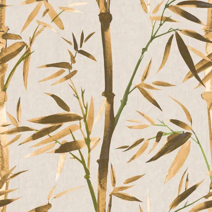 Papier peint intissé Decomode Spirit bambou naturel 2