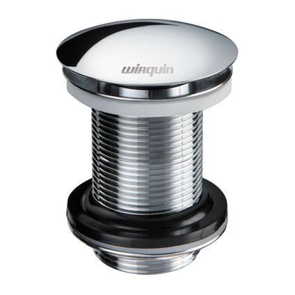 Wirquin waste 75mm avec clic bassin chrome