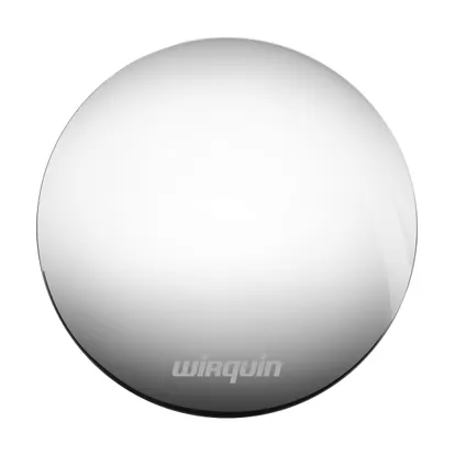 Wirquin afvoerplug 73-92mm met clickwaste en overloop chroom 2