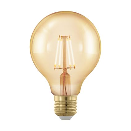 Ampoule filament LED EGLO ambre G80 E27 4W