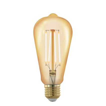 Ampoule filament LED EGLO ambre ST64 E27 4W