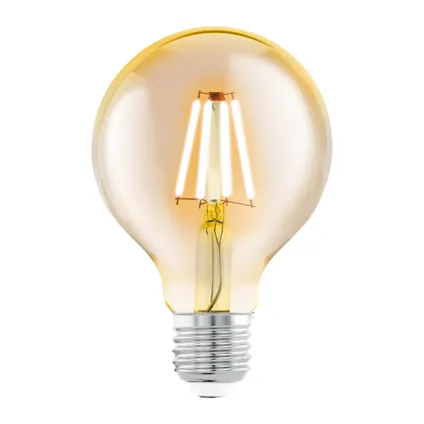 EGLO ledfilamentlamp G80 amber E27 4W 2