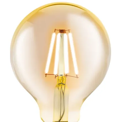 EGLO ledfilamentlamp G80 amber E27 4W 4