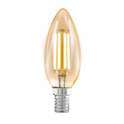 Ampoule filament LED EGLO ambre C37 E14 4W
