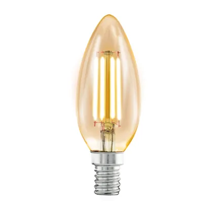 Ampoule filament LED EGLO ambre C37 E14 4W 2