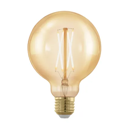 Ampoule filament LED EGLO ambre G95 E27 4W