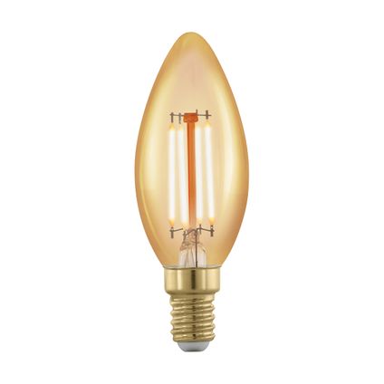 EGLO ledfilamentlamp kaars amber E14 4W