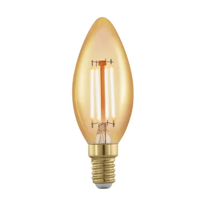 EGLO ledfilamentlamp kaars amber E14 4W 2