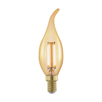 EGLO ledfilamentlamp kaars amber E14 4W 2