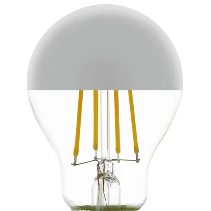 EGLO ledfilamentlamp chroom A60 E27 7W 3