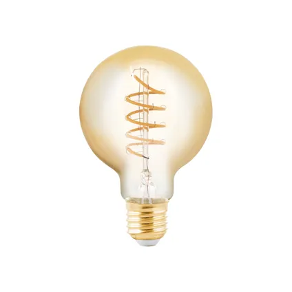 Ampoule à filament LED EGLO G80 ambre E27 4W 2