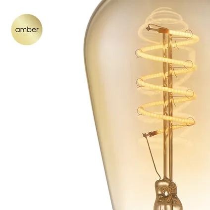 Home Sweet Home LED lamp Drop spiraal amber E27 4W 5