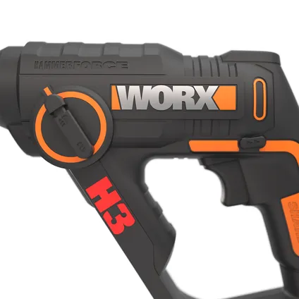 Worx accuboormachine + boorhamer Combo Kit WX927 20V (2 accu’s) 11