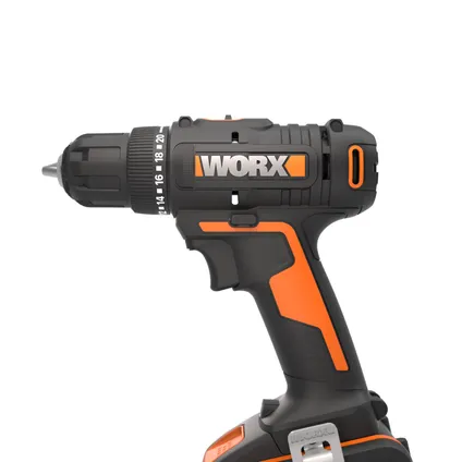 Worx accuboormachine + boorhamer Combo Kit WX927 20V (2 accu’s) 18