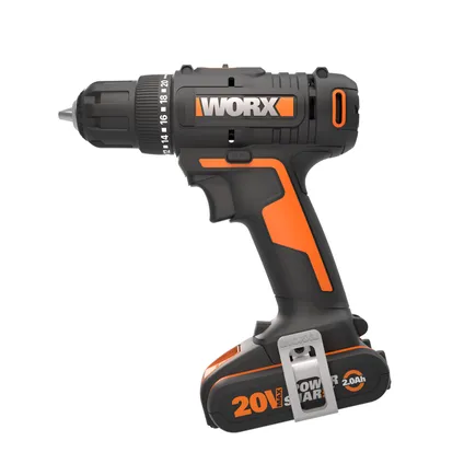 Worx accuboormachine + boorhamer Combo Kit WX927 20V (2 accu’s) 23