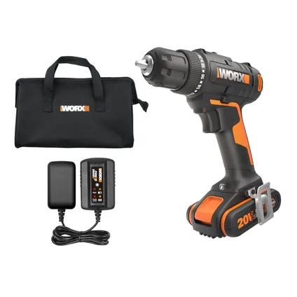 Worx accuboormachine + boorhamer Combo Kit WX927 20V (2 accu’s) 27