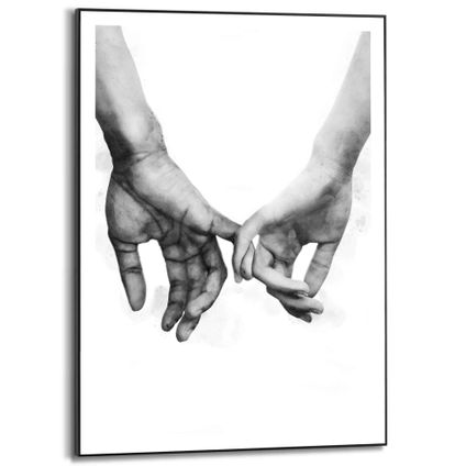 Tableau Amour noir-blanc 50x70cm