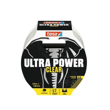 Tesa reparatietape Ultra Power Clear 10mx48mm 2
