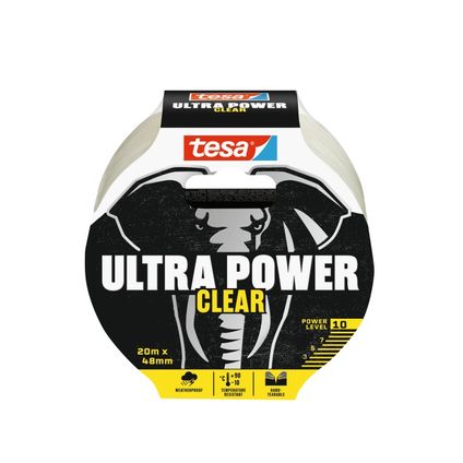 Ruban de réparation tesa Ultra Power Clear 20mx48mm