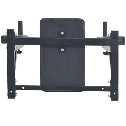 VidaXL fitnessapparaat + dipstation wandgemonteerd zwart : 70x(63,5-75)x45cm  3