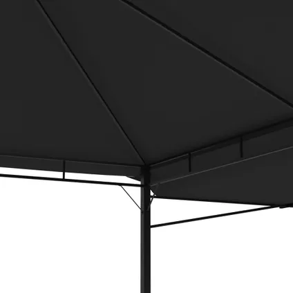 VidaXL prieel + uitschuifbare daken antraciet  180 g/m² 3x3x2,75m 7