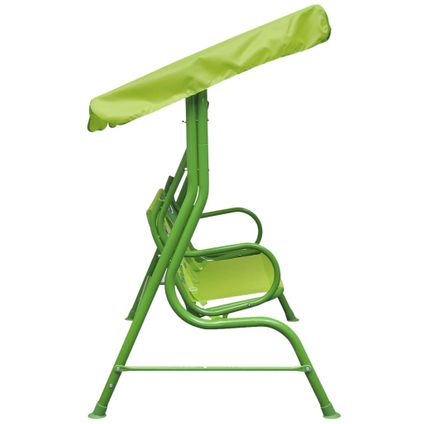 VidaXL kinderschommelstoel groen