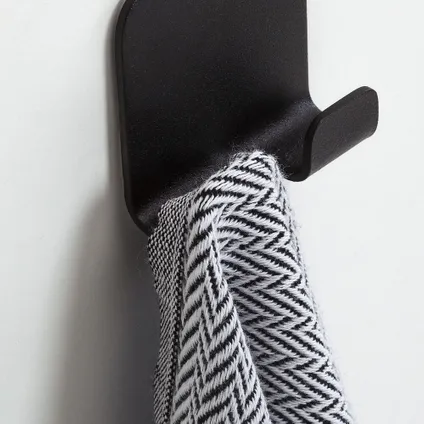 Crochet porte-serviette Tiger Colar noir 2