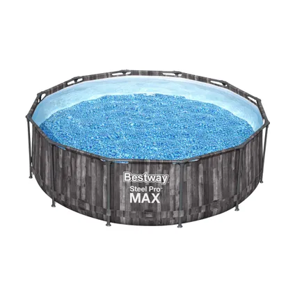 Bestway opzetzwembad Steel Pro Max set rond Ø366x100cm