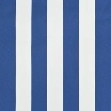 vidaXL Luifel 350x120 cm blauw en wit 7