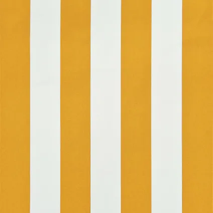 vidaXL Luifel uittrekbaar 200x150 cm geel en wit 7