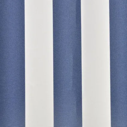 vidaXL Toile d'auvent Bleu et blanc 450x300 cm 2