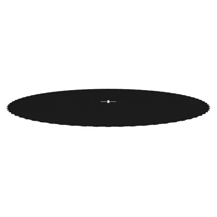 VidaXL springmat voor 13 feet/3,96 m ronde trampoline stof zwart 3