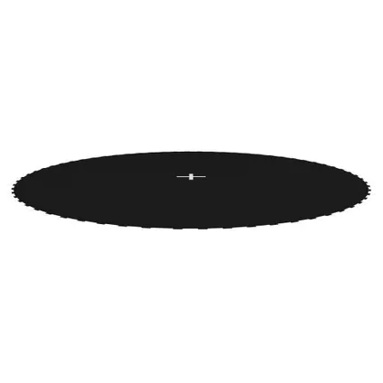 VidaXL springmat voor 12 feet/3,66 m ronde trampoline stof zwart 3
