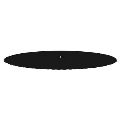 VidaXL springmat voor 15 feet/4,57 m ronde trampoline stof zwart 3
