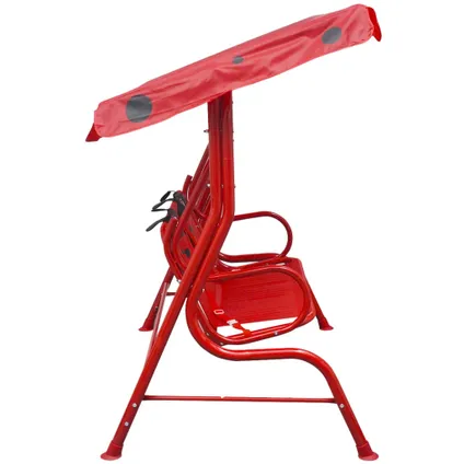 VidaXL kinderschommelstoel rood 3