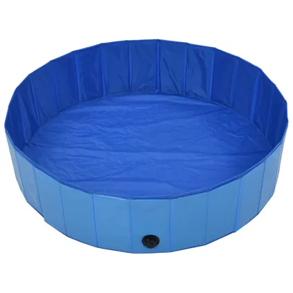 vidaXL Hondenzwembad inklapbaar 120x30 cm PVC blauw 3