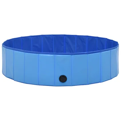 vidaXL Hondenzwembad inklapbaar 120x30 cm PVC blauw 4