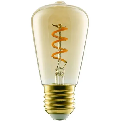 EGLO ledfilamentlamp ST48 amber spiraal E27 4W 2