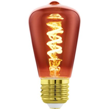 Ampoule filament LED EGLO ST48 spirale cuivre E27 4W