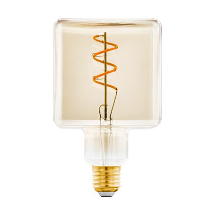 Ampoule filament LED EGLO cube ambre E27 4W