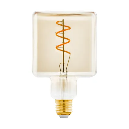 EGLO ledfilamentlamp kubus amber E27 4W 2