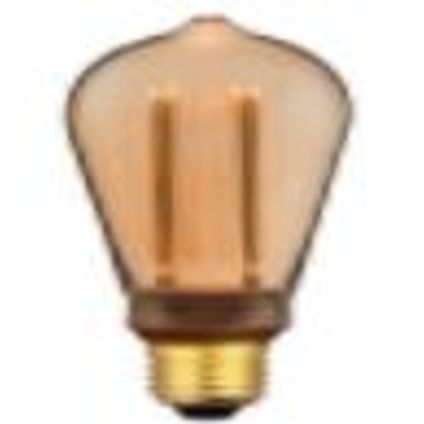 Ampoule LED filament EGLO ST64 marron E27 4,3W