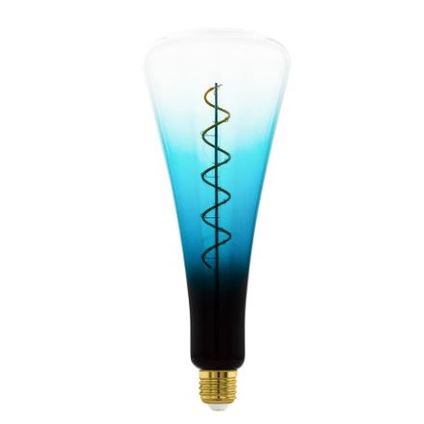 Ampoule LED filament EGLO T110 bleu E27 4W